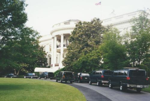 Motorcade south lawn